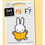 2 in 1 Bügelbild-Sticker Miffy Kopf