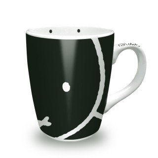 Kaffebecher Miffy face black